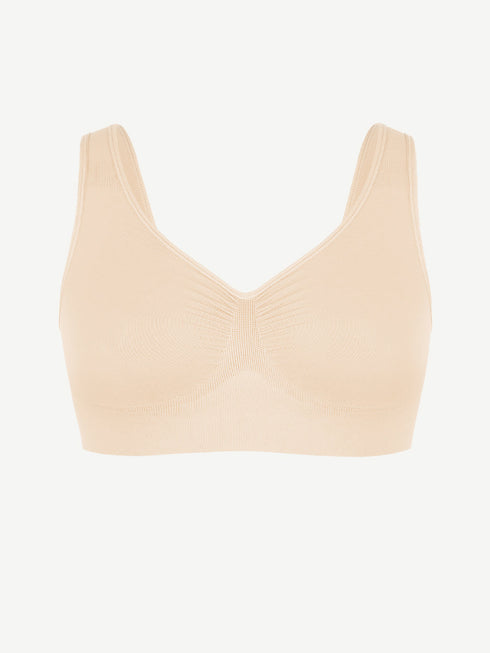 Well-in Vogue Seamless Shaping Bust Support Wider Back Bra
